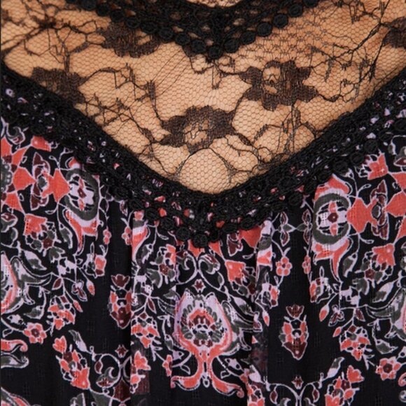 💕FREE PEOPLE💕 Moroccan Printed Maxi Dress ~ Boho Chic Festival Size 6 - Picture 8 of 16